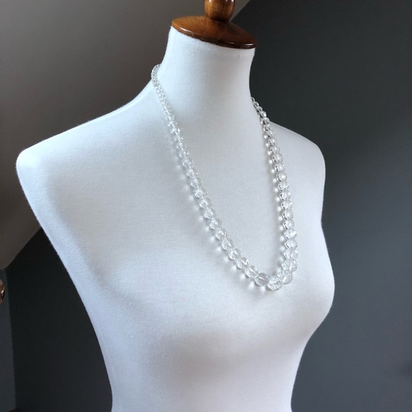 Old Hollywood Lux Crystal Necklace - Picture 5 of 11